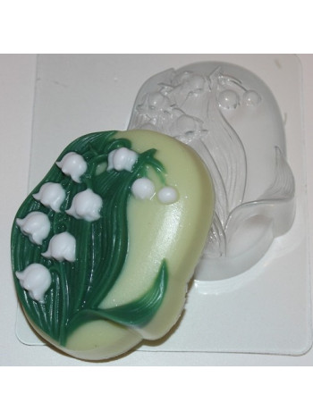 Ландыш - форма для мыла пластиковая