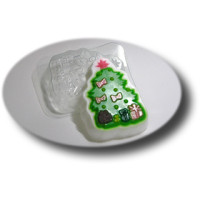 Елочка с подарками - форма для мыла пластиковая