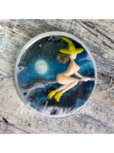 Ведьма - форма для мыла пластиковая