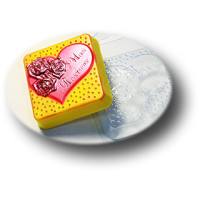 Моей половинке - форма для мыла и шоколада пластиковая