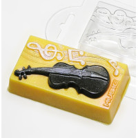 Виолончель - форма для мыла пластиковая