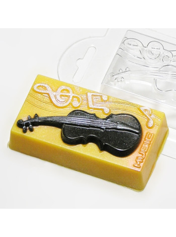 Виолончель - формочка для мыла ручной работы