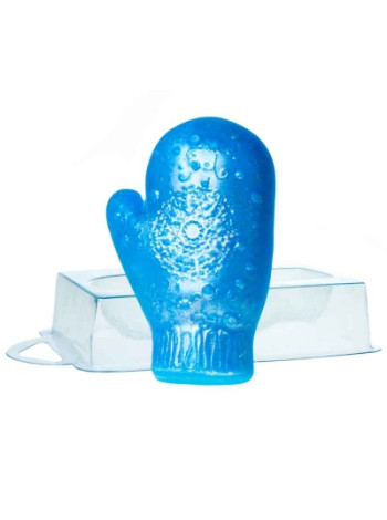 Варежка кружевная - формочка для мыла ручной работы