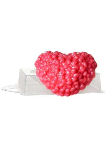 Сердце цветочное — формочка для мыла 