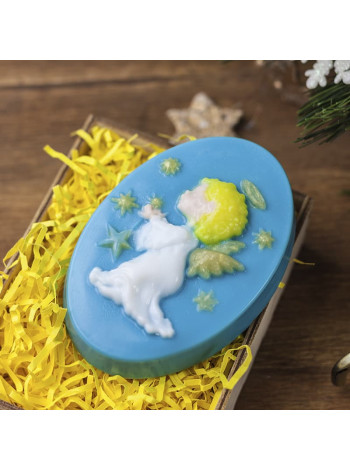 Кудрявый ангел— формочка для мыла ручной работы