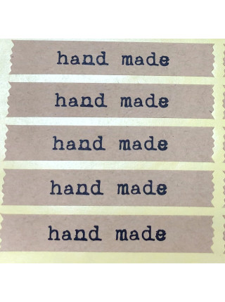 hand made (печатная машинка) - стикеры 