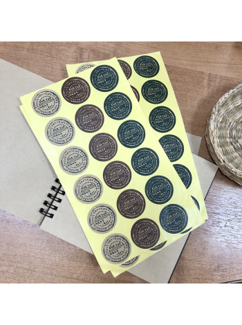 Стикеры Печать для упаковки мыла и подарков